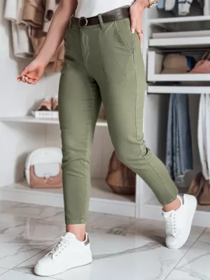 Ženske hlače DSTREET UY2547 KHAKI