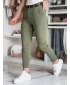 Ženske hlače DSTREET UY2547 KHAKI