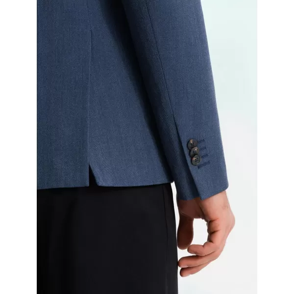  Pánské sako OMBRE OM-BLZB-0135 DARK BLUE 
