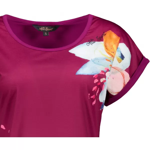  Ženska majica s kratkimi rokavi ALTISPORT EBBA BORDO 