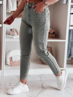 Ženske hlače DSTREET SLIMFIZ UY2494 MODRO