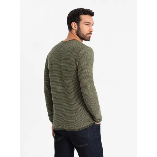  Moški pulover OMBRE OM-SWSW-0118 OLJK 