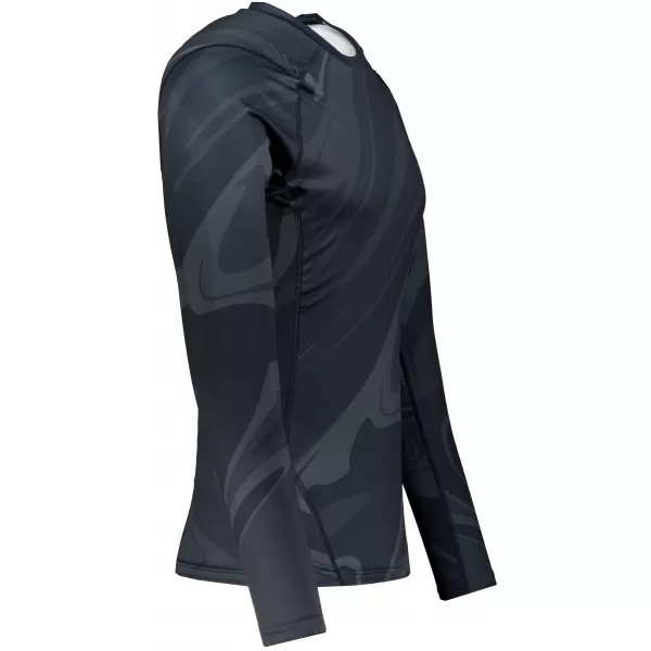  Moška premium kompresijska majica z dolgimi rokavi ALTISPORT VOJ/ALM072TR03 ČRNA 