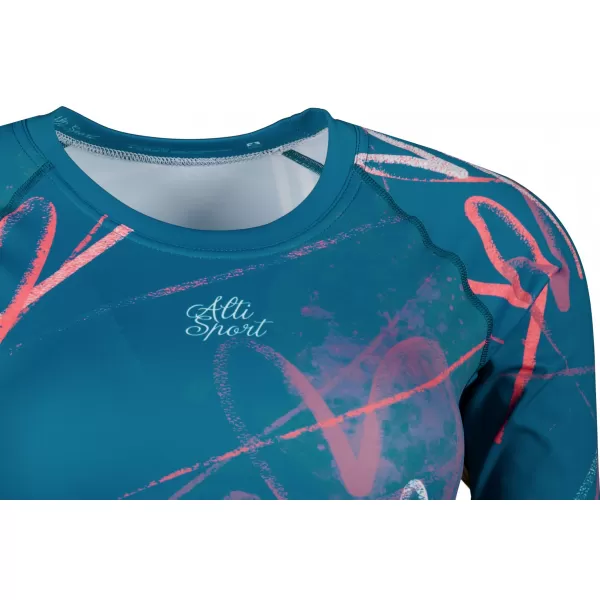  Vrhunski ženski funkcionalni top z dolgimi rokavi ALTISPORT VOJ/ALW082TR04 KEROZIN 