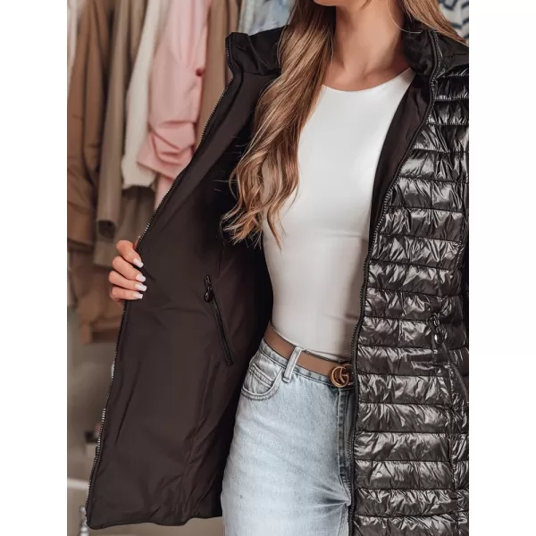  Ženska jakna DSTREET MOTOROMI TY4848 ČRN 