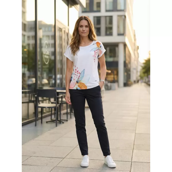  Ženska majica s kratkimi rokavi ALTISPORT EBBA BELA 