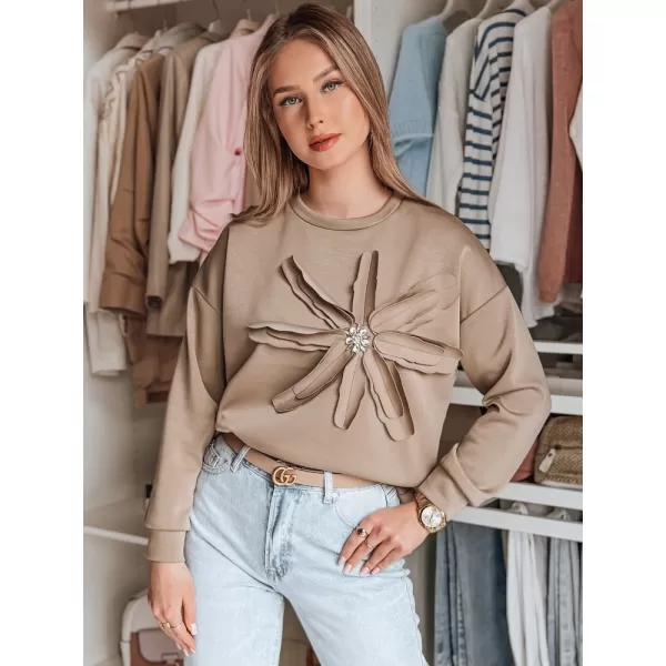  Damske trenirke DSTREET PETITKA BY1386 BEŽ 
