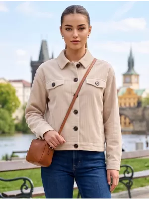 Ženska jakna ALTISPORT EVELINA LAHKA KREMNA