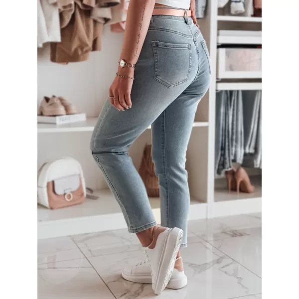  Ženske hlače DSTREET BLINGBLING UY2451 MODRO 