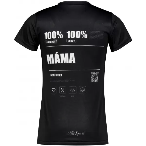  Ženska funkcionalna premija T -shema ALTISPORT MÁMA VOJ/ALW092TR01 ČRN 