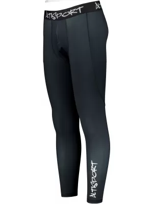 Moške športne gamaše dolge premije ALTISPORT VOJ/ALM000LEG01 ČRN