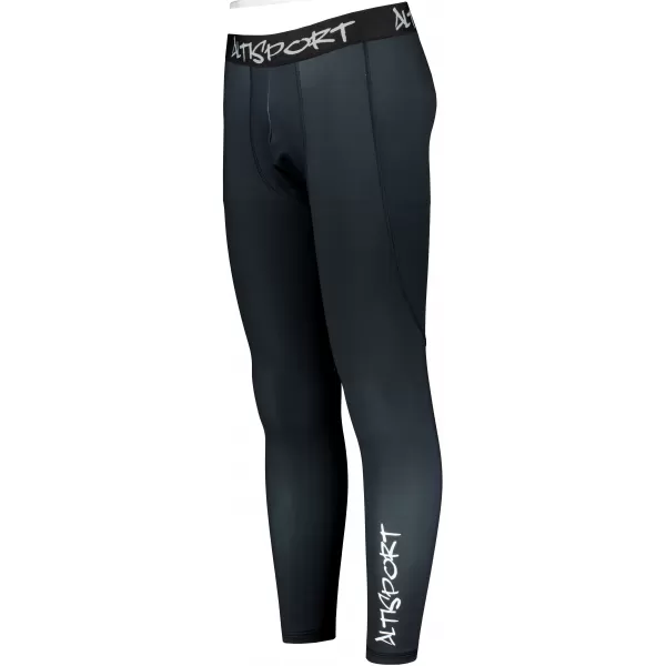  Moške športne gamaše dolge premije ALTISPORT VOJ/ALM000LEG01 ČRN 
