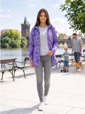 Ženski plašč ALTISPORT ELANI VIJOLIČNA