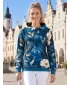 Ženski vrhunski funkcionalni pulover ALTISPORT VOJ/ALW097MI01 MODRE ROŽE