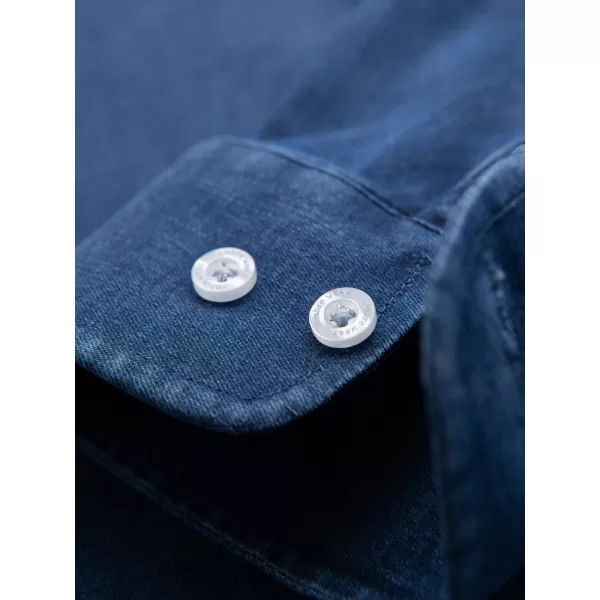  Srajca OMBRE OM-SHDS-0180 TEMNO MODRA 