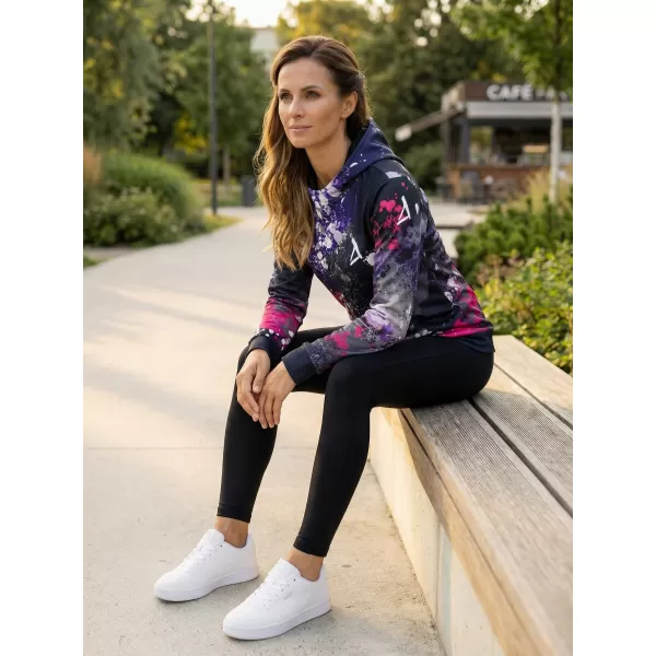  Ženska funkcionalna premija ALTISPORT VOJ/ALW055MI01 ČRNA -PINK 