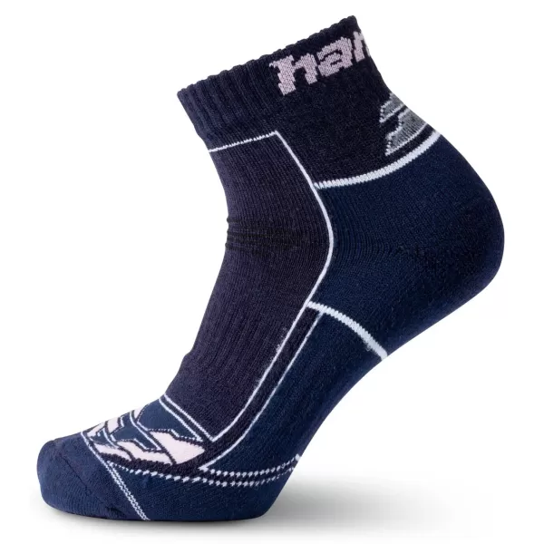  Ženske nogavice HANNAH WALK LITE W II TEMNO MODRA/ROZA 