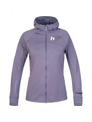 Damske trenirke HANNAH ELI HOODY SIVI GREBEN MEL