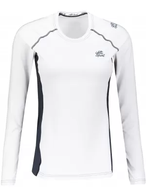 Ženska premium funkcionalna majica z dolgimi rokavi ALTISPORT VOJ/ALW078TR03 BELA
