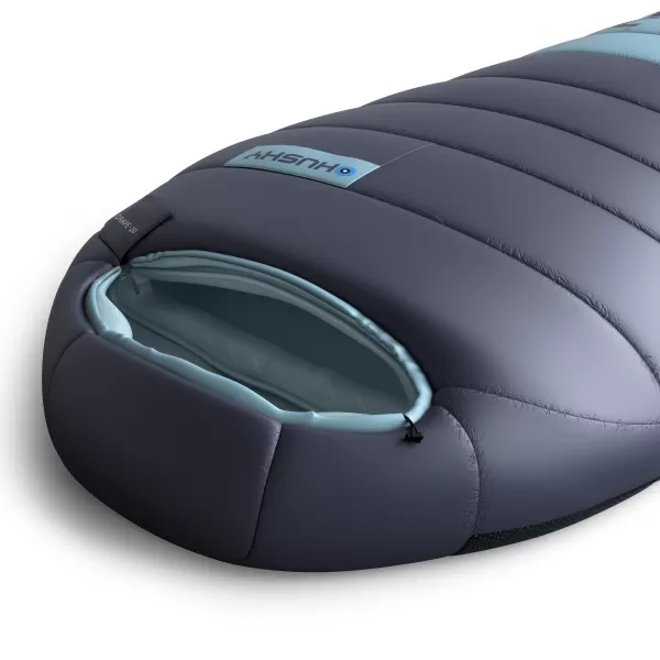  Spalna vreča iz perja HUSKY DRAPE -20°C MODRA 