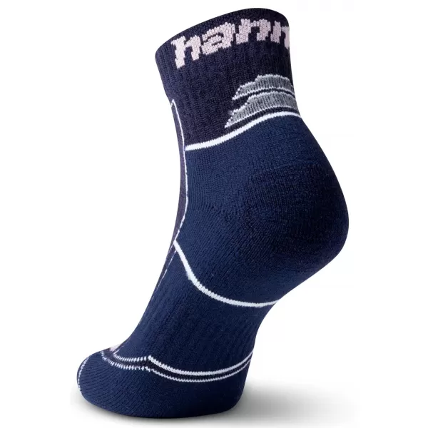  Ženske nogavice HANNAH WALK LITE W II TEMNO MODRA/ROZA 