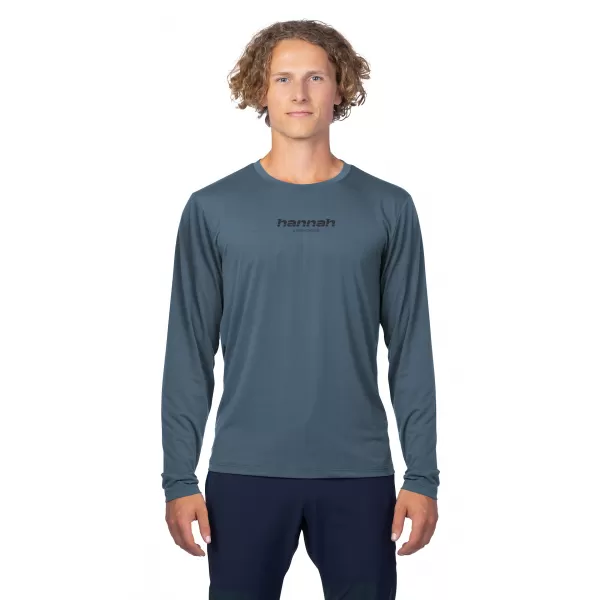  Moška T -majica z dolgim ​​rokavom HANNAH BINE L/S ANTRACIT 