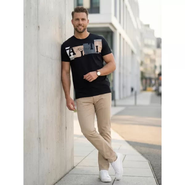  Moška majica s kratkimi rokavi ALTISPORT EDWARD ČRNA 