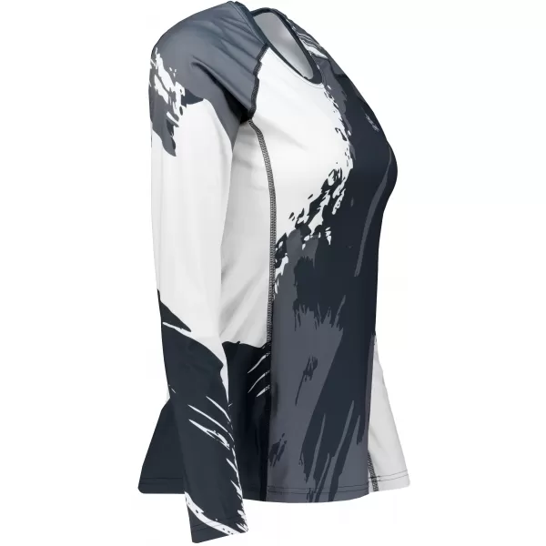  Ženska premium funkcionalna majica z dolgimi rokavi ALTISPORT VOJ/ALW081TR03 ČRNA 