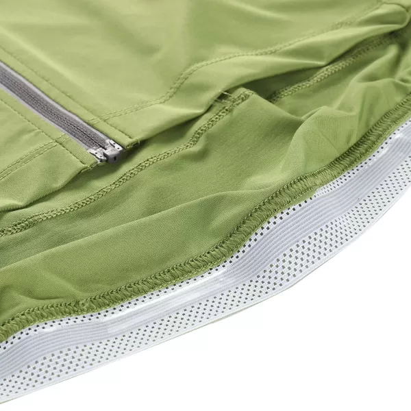  Kolesarski dres ALPINE PRO SAGEN 2 ZELENO 