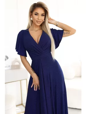 Obleka NUMOCO JENNIFER 581-5 TEMNO MODRA