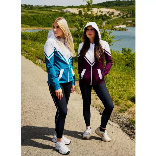  Ženski vrhunski funkcionalni pulover z zadrgo ALTISPORT VOJ/ALW101MI02 KEROZIN/BELA 
