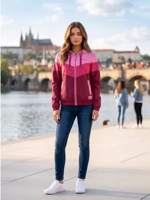 Ženska jakna ALTISPORT EDNA BORDO