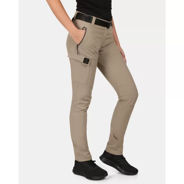  Ženske hlače KILPI BELVELA-W YLX405KI KHAKI 