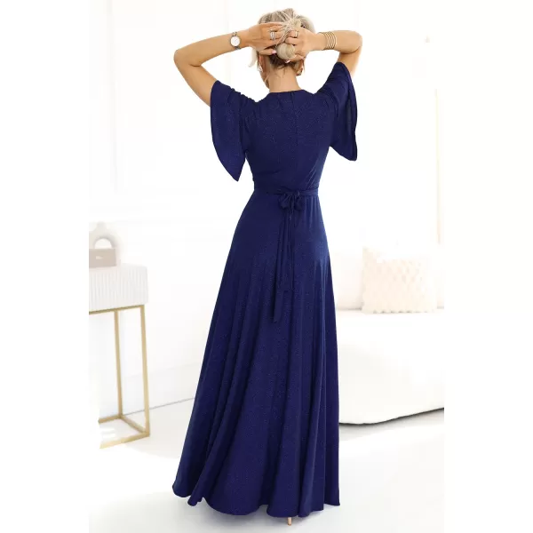  Obleka NUMOCO JENNIFER 581-5 TEMNO MODRA 