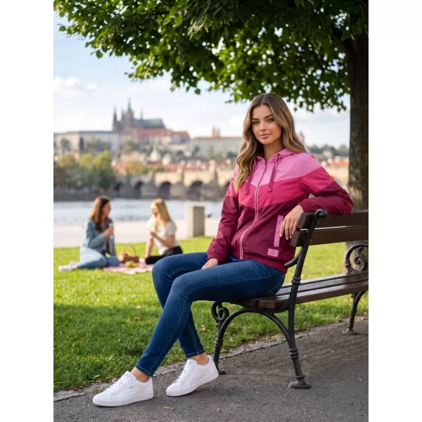  Ženska jakna ALTISPORT EDNA BORDO 