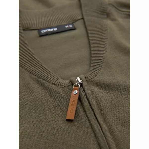  Moški pulover OMBRE OM-SWZS-0124 OLJK 