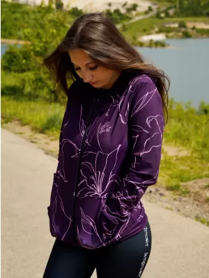 Ženski vrhunski funkcionalni pulover z zadrgo ALTISPORT VOJ/ALW100MI02 FUKSIJA