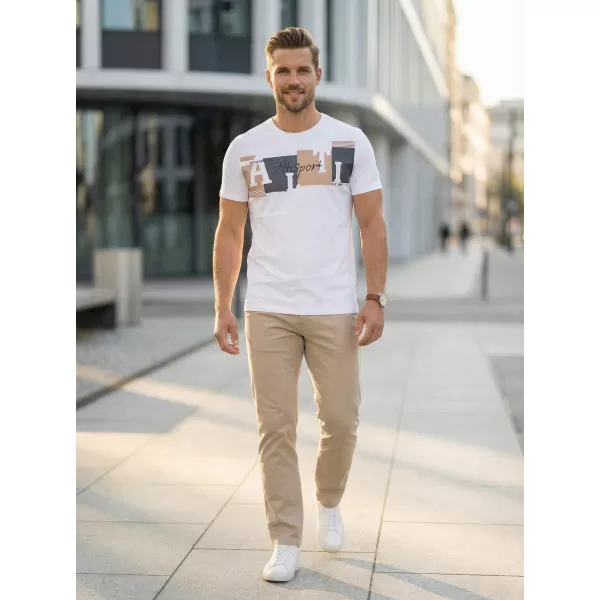  Moška majica s kratkimi rokavi ALTISPORT EDWARD BELA 