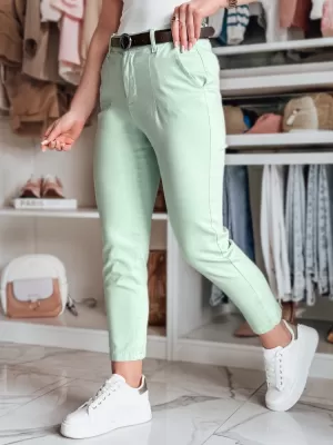 Ženske hlače DSTREET TAIRONIK UY2541 SVETLO ZELENA