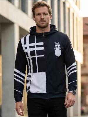 Moški vrhunski funkcionalni pulover z zadrgo ALTISPORT VOJ/ALM098MI02 SHIBA