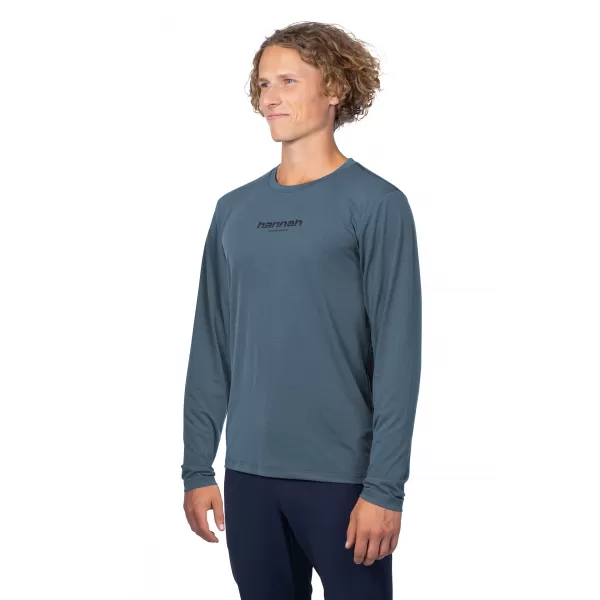  Moška T -majica z dolgim ​​rokavom HANNAH BINE L/S ANTRACIT 