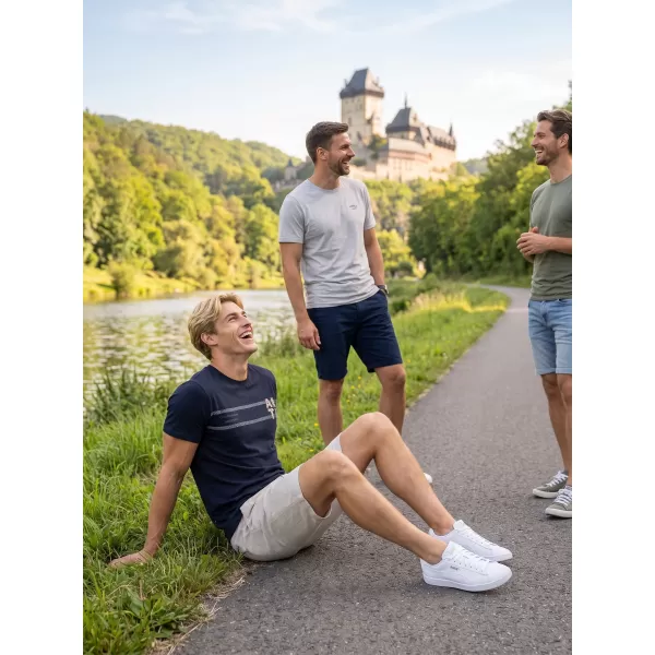  Moška majica s kratkimi rokavi ALTISPORT EBEN ČRNA 