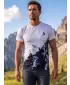 Moška premium plus funkcionalna majica s kratkimi rokavi ALTISPORT VOJ/ALM059TR02 BELA