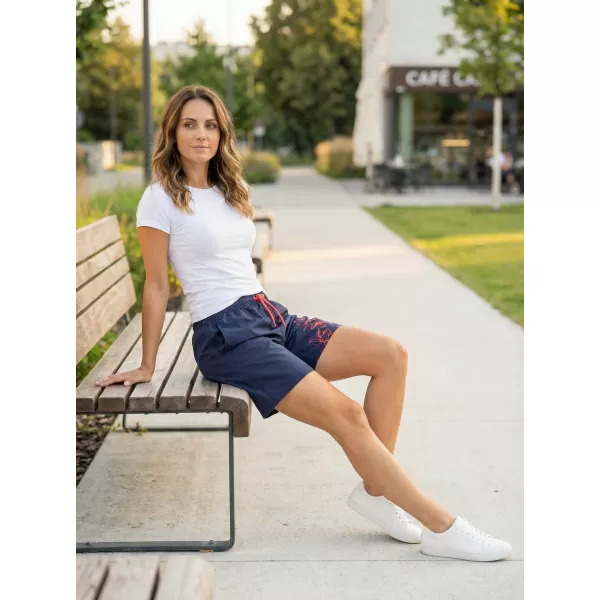  Ženske kratke hlače ALTISPORT ELISSA TEMNO MODRA 
