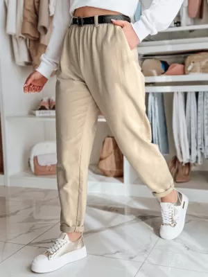 Ženske hlače DSTREET TAILANDI UY2549 BEŽ