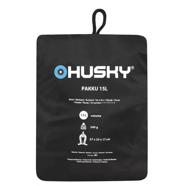  Nahrbtnik HUSKY PAKKU 15 ČRNA 