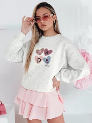 Damske trenirke DSTREET MADELIN BY1459 SVETLO SIVA