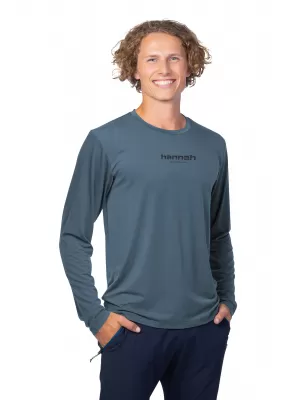 Moška T -majica z dolgim ​​rokavom HANNAH BINE L/S ANTRACIT