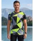 Moška funkcionalna t -majica Premium Plus ALTISPORT VOJ/ALM007TR02 ČRNA/FLUO RUMENA