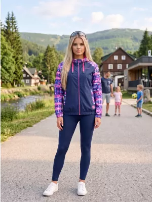 Ženska jakna ALTISPORT EDRIA TEMNO MODRA